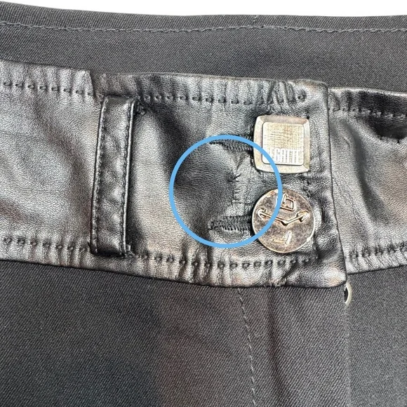 LeGatte Made in Italy Patchwork Mixed-Fabric Pants – IT 42 / US 6 - Picture 16 of 16